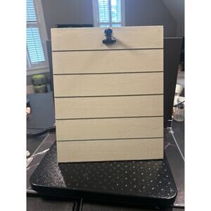 Wood tabletop display stand